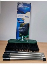 The Dustpan and Brush Store Synthetic Hard Bristle with Stainless Steel Handle