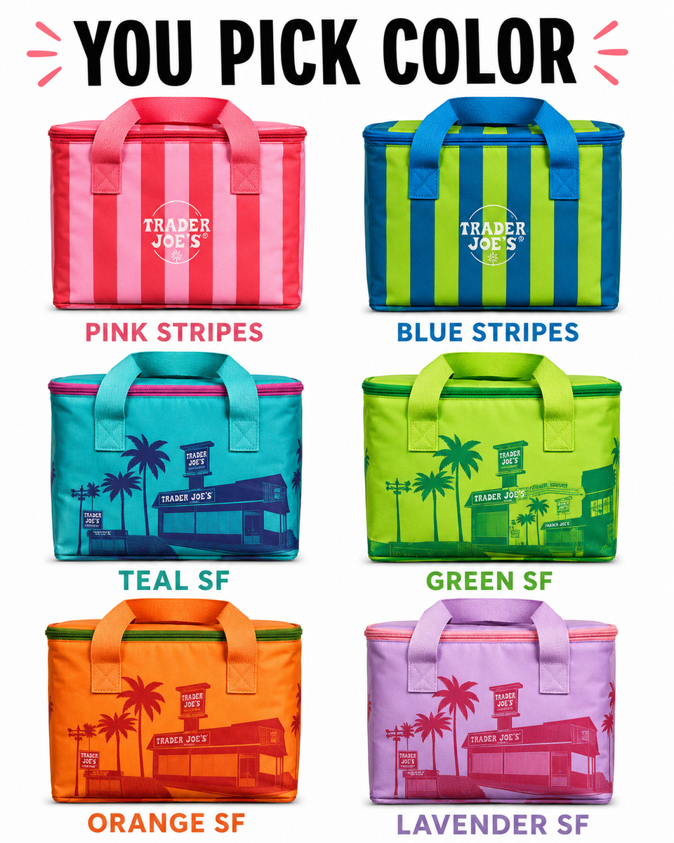 1) Trader Joe's MINI Insulated Bags 🌴 YOU PICK COLOR - IN HAND