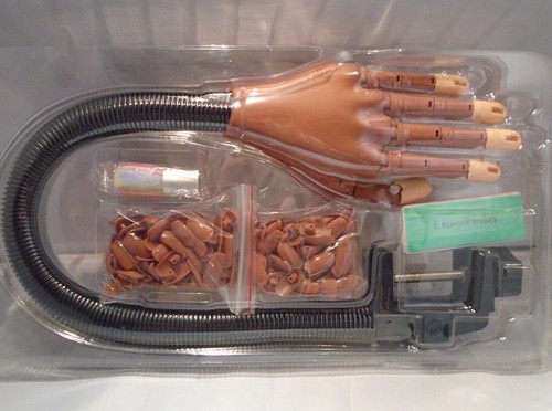 Nails Training Hand For Acrylic Nail Flexible Movable Fake Model Hands