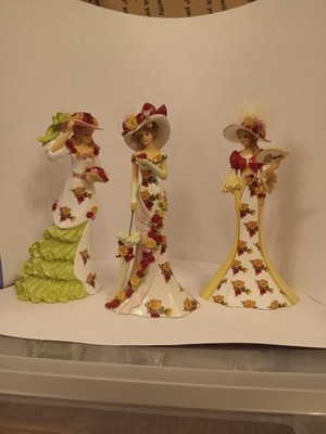 Hamilton Collection Ladies of the Country Rose Garden Figurine, No Boxes No Cert