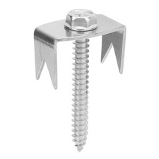 50PCS Fence Post Fasteners Stainless Steel Heavy Duty Reusable Fixing Screw AM