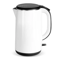 YSSOA Electric Kettle, 1.8L Double Wall, 304 Stainless Steel Interior, BPA-Fr...