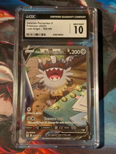 CGC 10 Galarian Perrserker V Gem Mint 184/196 Swsh11: Lost Origin Pokemon on eBay