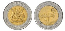 Uganda 1000 Shillings, 2012, KM #278, Commemorative 1,000 UGX 1K