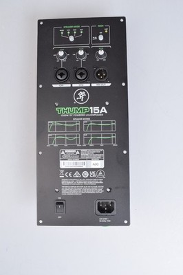 Mackie THUMP15A Back Panel with Input Board Original Replacement Part