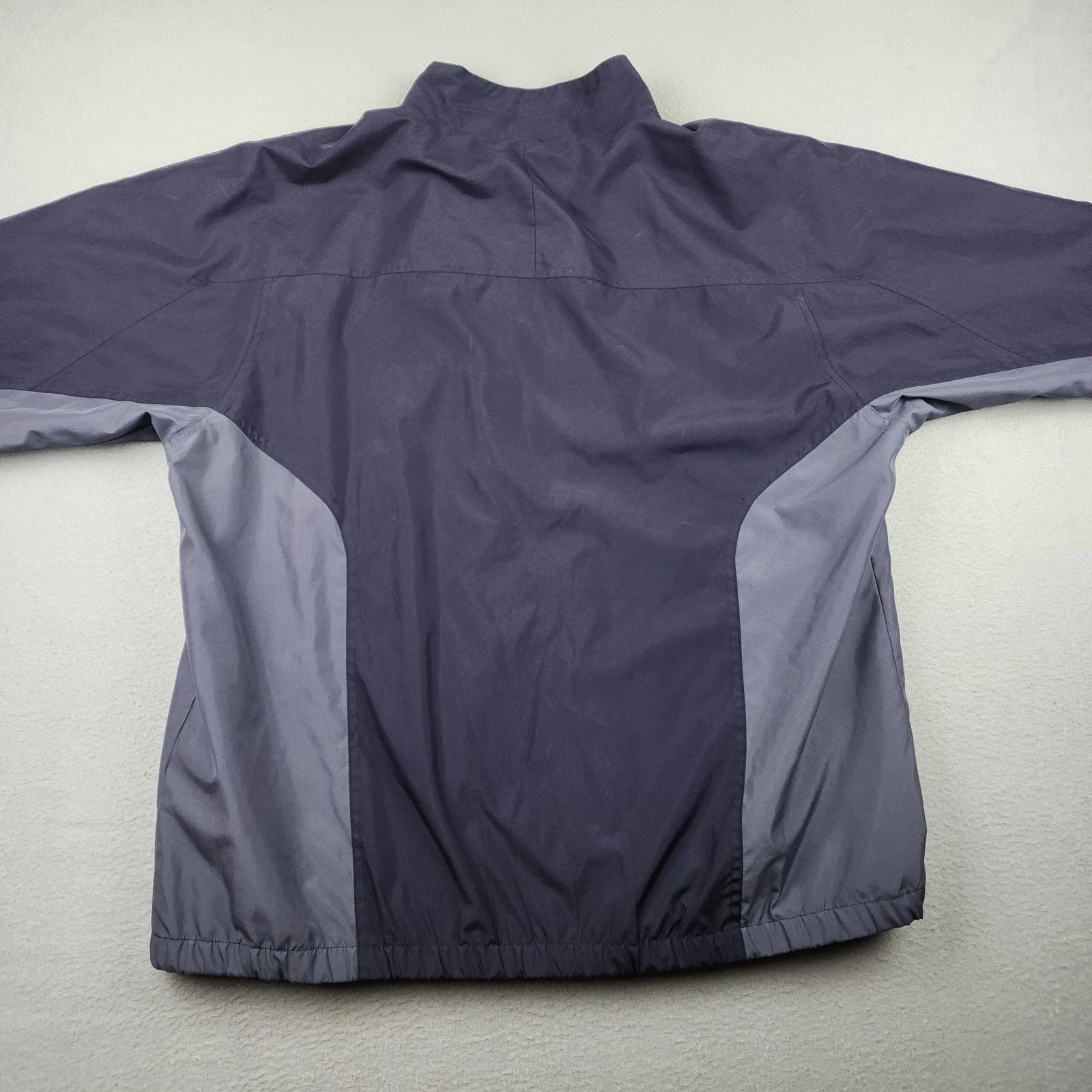 General Dynamics Jacket Mens XL Blue Windbreaker Full Zip Info Tech G1576GD4 image 10