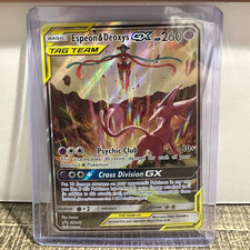 MINT Pokemon TCG Espeon & Deoxys GX TAG TEAM SM240 Promo Holo ENG on eBay
