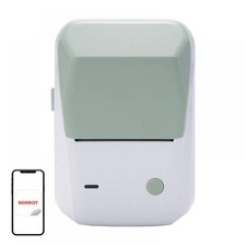 Niimbot B1, Tragbarer kabelloser Bluetooth Etikettendrucker, 15-60mm, grün