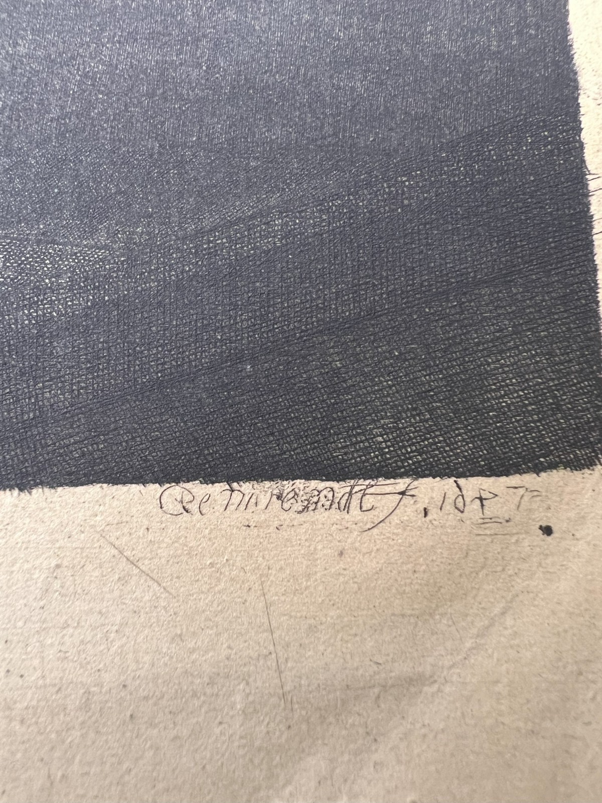 Rembrandt (after) - Jan Six – Heliogravure Etching - Amand-Durand - Durand Stamp