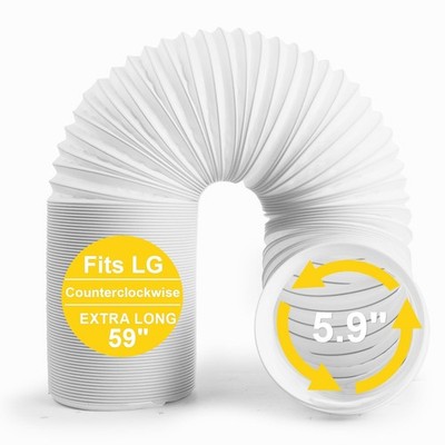 Portable Air Conditioner Hose, 5.9'' Diameter Anti-Clockwise Thread, Universal...