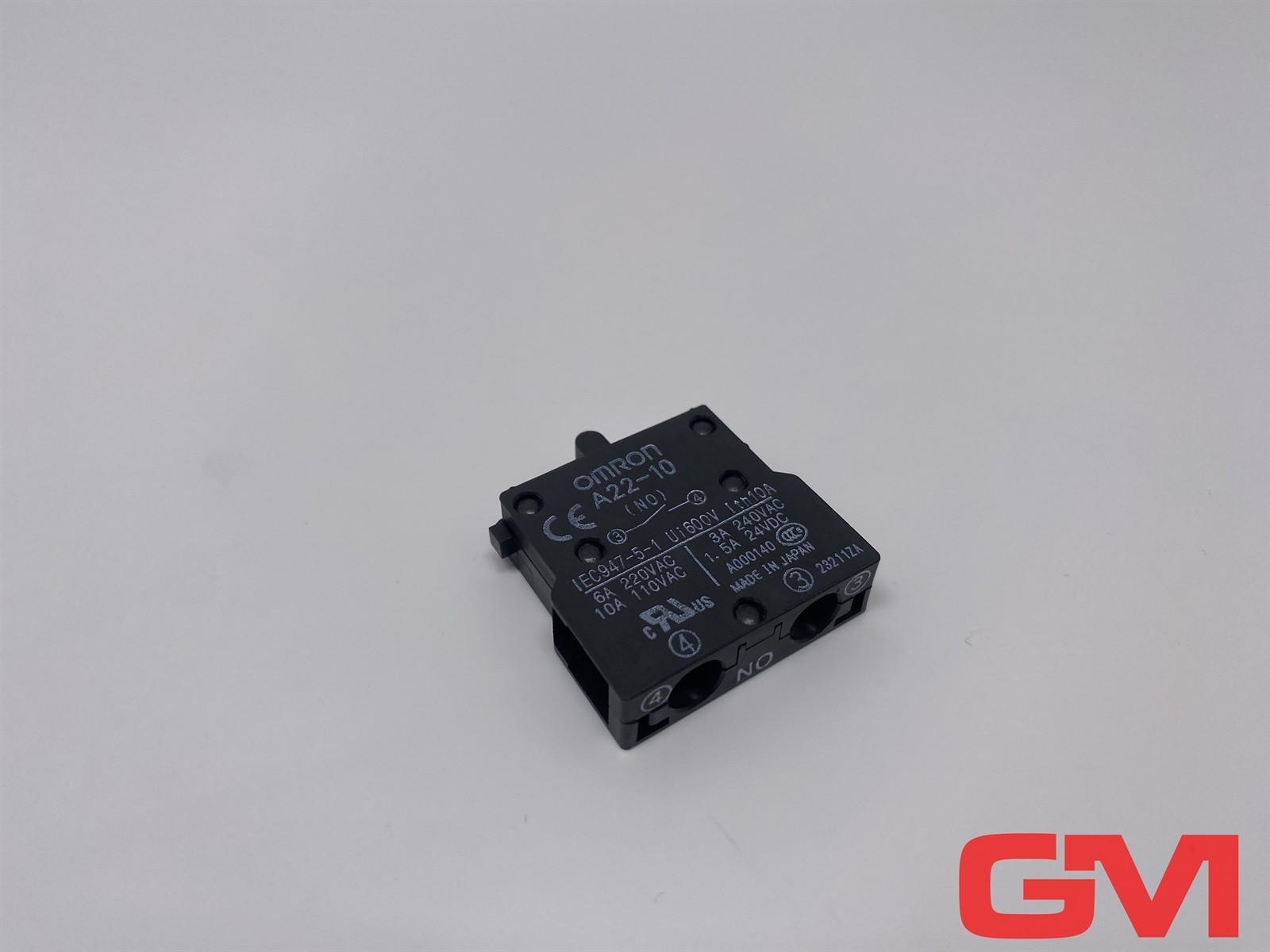 Omron Drucktaste-Schaltblock A22-10 Contct Block 1NO Closer Switching Approach