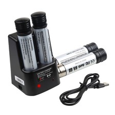 4 Pack 3.6V 3.0Ah VersaPak Batteries 2-Port Charger for Black Decker VP100 VP105