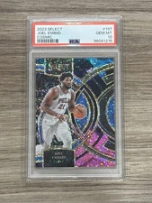2023-24 Panini Select Joel Embiid Cosmic Premier Level PSA 10