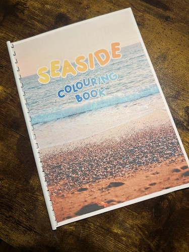 Seaside Colouring Book A4 | 20 Pages | Kids/Adults | 120gsm Paper