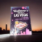 5g .999 Fine Silver Charm - Welcome to Fabulous Las Vegas Sign