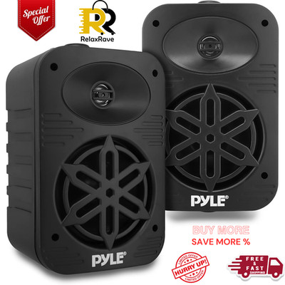 Indoor Outdoor Lautsprecher Paar 500W Wasserdicht 13,3Cm 2-Wege Full Range Sound System