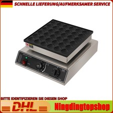 Dutch Pancake Maker Poffertjes Maker Maschine 36 Mulden Holländische Pfannkuchen