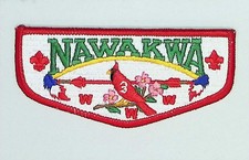 Nawakwa Lodge 3 Heart Of Virginia Council VA S13 Flap RED Bdr