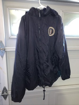 US President Seal Blue Windbreaker Jacket Size Double Extra Large President Bush