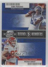 2021 Contenders Optic Round Numbers Blue Prizm 85/99 Noah Gray Simi Fehoko z4k