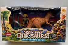 Playskool Definitely Dinosaurs Anatosaurus w/ Zorg Cavester Box Story Book