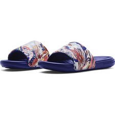 Under Armour 3024434 Men's UA Ansa Graphic Fix Slides, Bauhaus Blue, Size 8