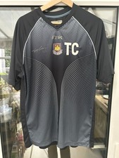 Tony Carr West Ham United Worn Training T-shirt Adult Extra Large FILA Signed 03