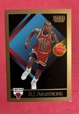 1990-91 Skybox - B.J. Armstrong #37 (RC) Free Shipping/Toploader