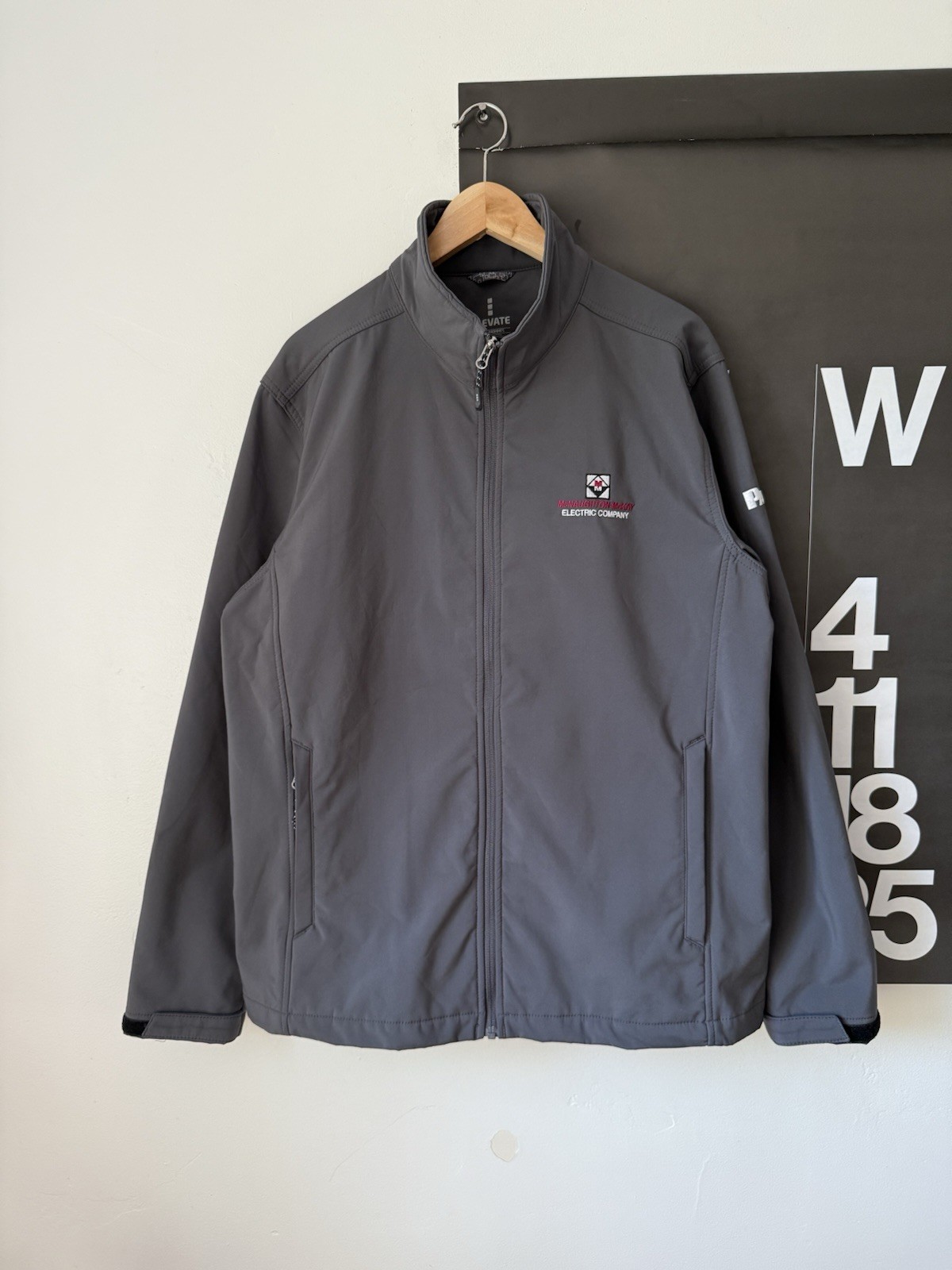 Elevate Maxson Softshell Jacket - XL Gray Fleece … - image 1