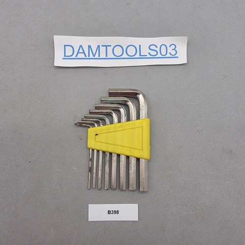 Hex-L Key Allen Wrench - 8pc set SAE Inch Sizes 1/16-1/4 Short series  - Picture 1 of 5