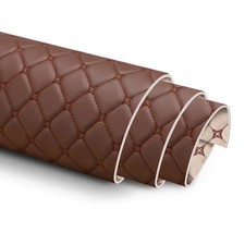 Pebble Grain Quilted Faux Leather 6mm Foam Backed Auto Marine Upholstery 63" W