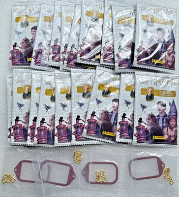 Panini Harry Potter Wizarding World - 20 Packungen (40) Metall Minikarten & 4 Schlüsselanhänger