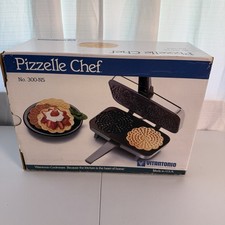 Vitantonio Pizzelle Chef No. 300-NS Italian Cookie Maker Excellent Condition