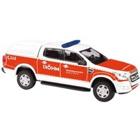 "Busch 52840 Ford Ranger/Hardtop \"Werkfeuerwehr RöHm\" H0 + Neu"