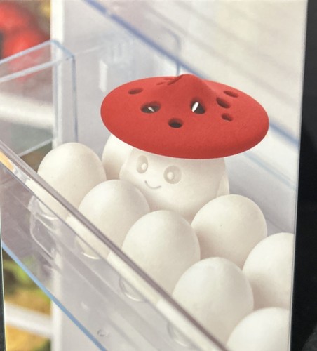 Fridge Deodorizer by - Baking Soda Fun Guy Mushroom Cute Odor Absorber - Picture 4 of 4