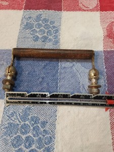 Vintage Wooden Sewing Machine Case Handle