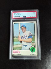 1973 Topps HOFer Willie Mays New York Mets #305 PSA 3
