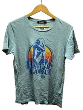 HYSTERIC GLAMOUR 00s/Archive/T-shirt/S/Cotton/BLU/Print/0213CT02/Hiss Girl