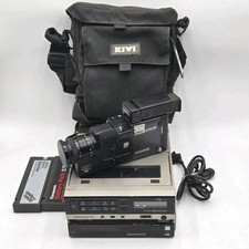 Vintage Magnavox Top Loading VHS VCR VR8453SL01 w/Tuner Adapter  Camera - READ