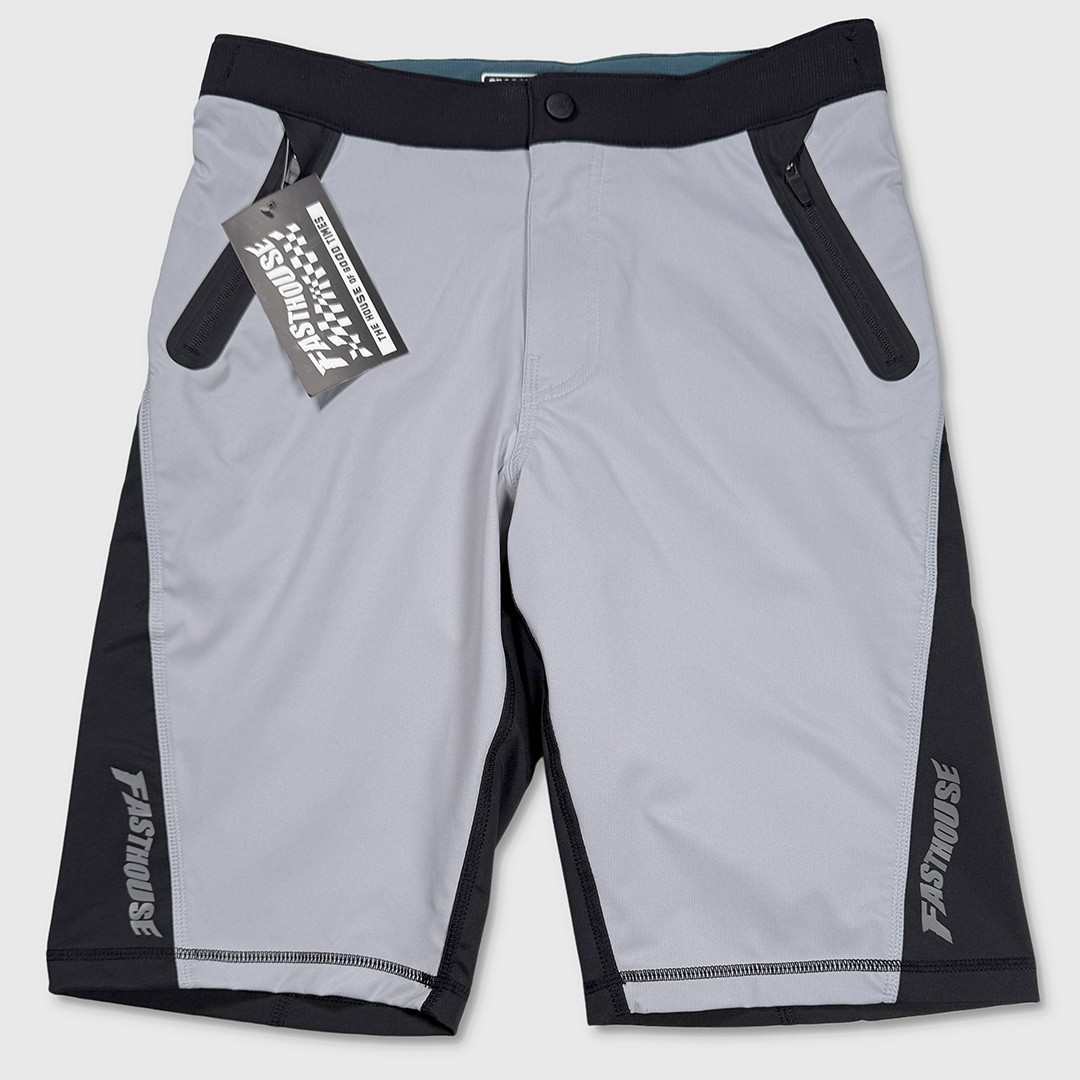 Fasthouse Crossline 20 Velocity Shorts - NWT Mens 40 Silver Blk - 48912-G8 7490₽