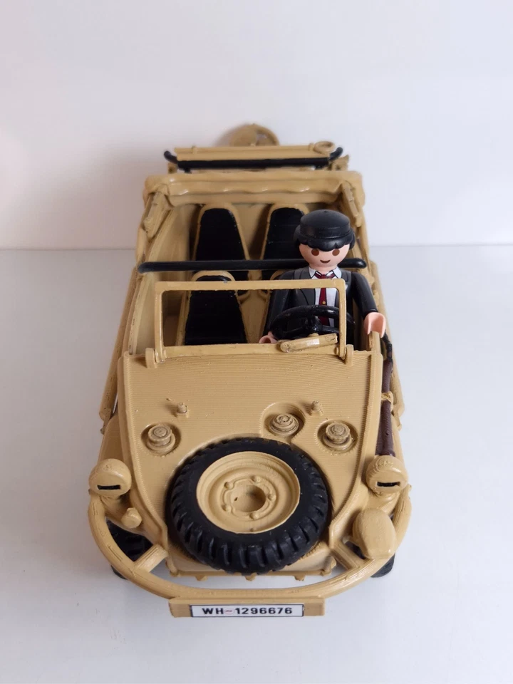 Playmobil Compatible Afrika Korps Schwimmwagen WWII Painted - Imagen 3 de 4