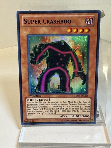 Super Crashbug - GENF-EN012 Super Rare - YuGiOh-LP - Picture 1 of 2
