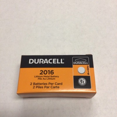 LOT OF '' 12'' DURACELL 2016 BATTERIES - BRAND NEW IN ORIGINAL BOX