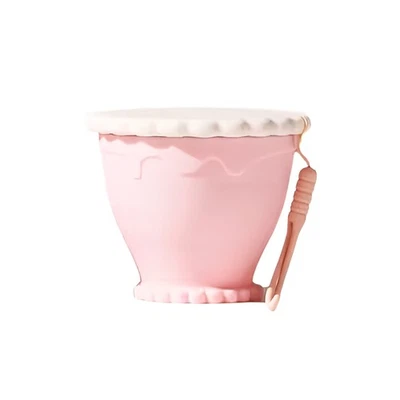 Faltbarer Trinkbecher aus Silikon - Lebensmittelecht mit Strohhalm für Kinder - Bild 1 von 4