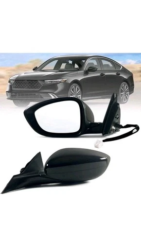 Left Driver Side Mirror for 2023 2024 2025 Honda Accord with Power Glass 3Pins
