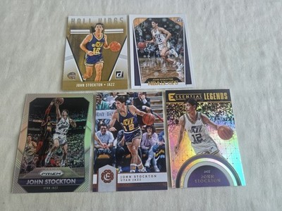 Lot of 5: John Stockton 2015-2018 Multiple Brands, No Dupes, Premium, Jazz ~ HOF