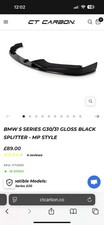 BMW G30 /g31 Front Splitter