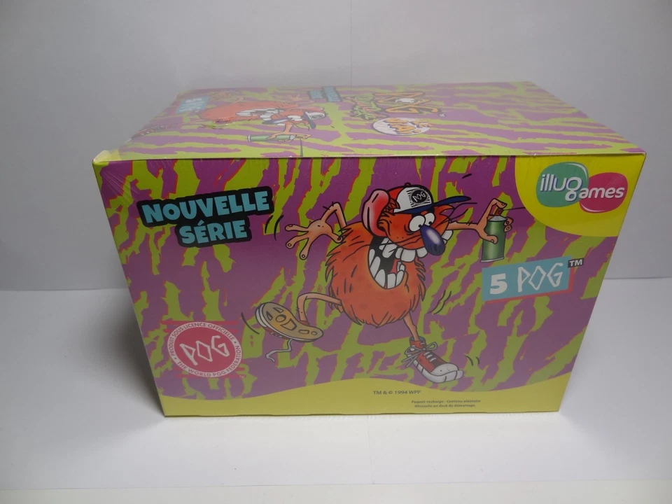 Display POG Le Vrai *24 Boosters de 5 Pogs 100 Neuf Série 3 Street Style *JRF