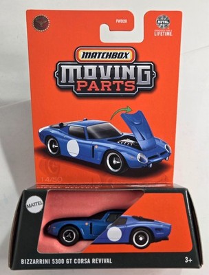 Bizzarrini 5300 GT Corsa Revival Moving Parts Matchbox 2025 JBW98 blue