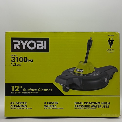 #ad #ad RYOBI 12quot; 3100PSI Electric Pressure Washer Surface Cleaner Attachment RY31SC312 $37.95